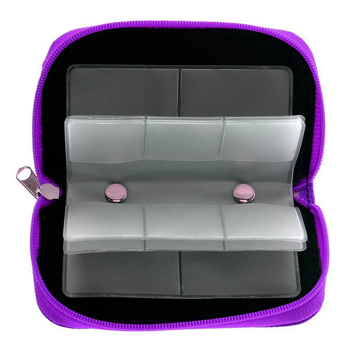 8 Pages and 22 Slots Memory Card Carrying Case Holder Pouch for SD SDHC MMC CF Micro SD Storage Protector