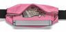 Sport Running Pouch Belt Waist Pack with Headphone Jack Storage Zipper Case Compatible for iPhone 6/6S Plus, Galaxy Note 3/4/5, Nexus 5/6, S5/S6/S6 Edge, Xperia Z2/Z3/Z5(Baby Pink)