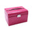 My Treasure Box Exquisite Lock Jewellery Storage PU leather Two Layers Glossy Durable Travel Storage Organizer