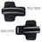 Running Armband Phone Holder Compatible with iPhone X, 8, 7, 6 Samsung S9 and all Smartphones up to 5.2 inches | Phone Holder for Running, Jogging, Gym | Includes Key Holder & Earbuds Holder