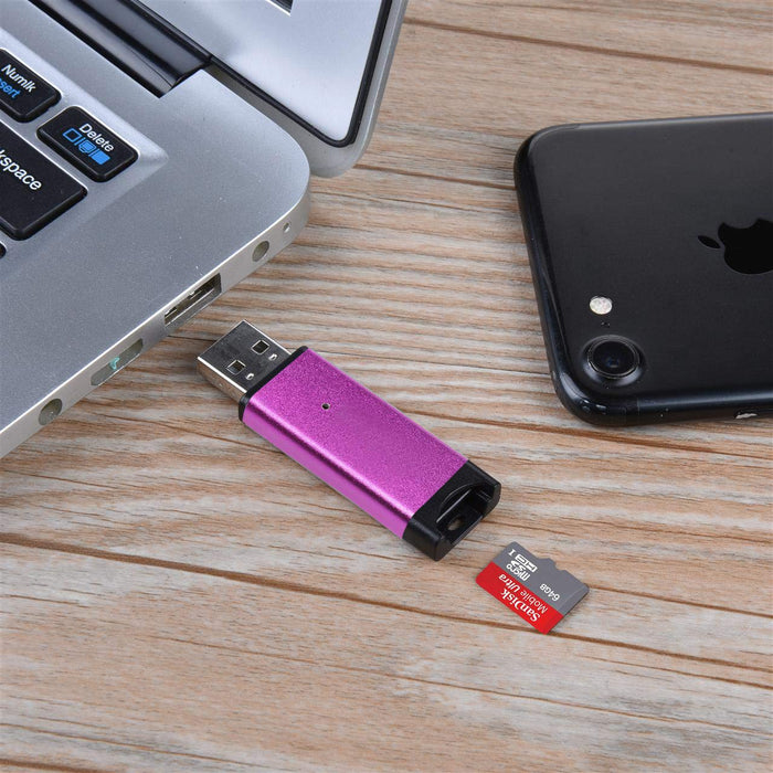 Memwah Micro SD Card Reader - Fast USB 2.0 Adapter for all MicroSD Cards, Micro SDHC, Micro SDXC