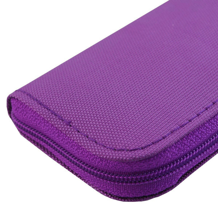 8 Pages and 22 Slots Memory Card Carrying Case Holder Pouch for SD SDHC MMC CF Micro SD Storage Protector
