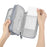 Power Bank Case Hard Drive Case Shockproof Carrying Case Travel Cable Organizer Bag Portable Storage Bag Electronic Organizer Pouch Bag Zipper Wallet Multifunctional Double Layer Case