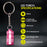 Mini LED Torch Keychain Flashlight Small | Batteries Included | Ultra Powerful Waterproof LED Flashlight On Home Keychain for Camping, Travelling, Outdoor Emergency