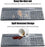 Reusable Waterproof Keyboard Cover, Universal Clear Anti-Dust Keyboard Skin Protector Cover for 104/107 Keys Standard Desktop Keyboard
