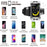 Running Armband Compatible with iPhone X, Xs Max XR, iPhone 8 Plus, 8, 7 Plus, 6 Plus, Galaxy S9 Plus, 180 Rotatable with Key Pocket & Earphone Holder Armband for Hiking Biking Walking
