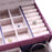 My Treasure Box Exquisite Lock Jewellery Storage PU leather Two Layers Glossy Durable Travel Storage Organizer