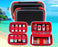 Red/Black Portable Carry Case Organiser Medium, 8 x USB Sticks, Memory Cards, Cables & Mobile Phone Slot