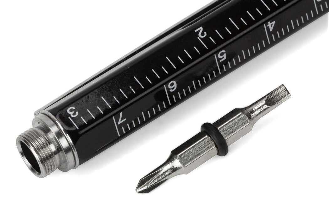 Handy-Man DIY Stylus with Built-In Ballpoint Pen, Interchangeable Screwdriver, Ruler and Spirit Level for Touch Screen Devices (With Gift Box)
