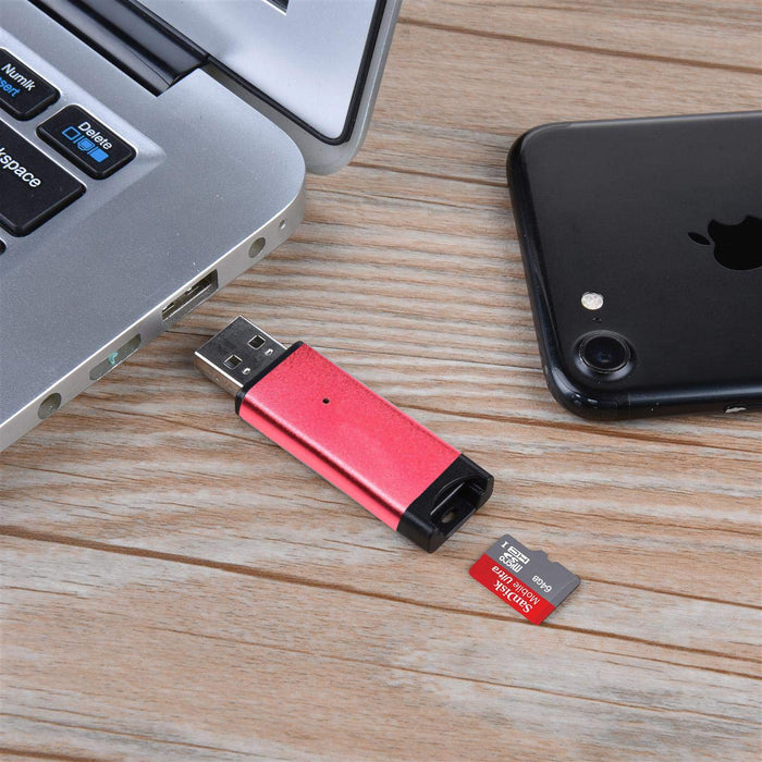 Memwah Micro SD Card Reader - Fast USB 2.0 Adapter for all MicroSD Cards, Micro SDHC, Micro SDXC