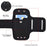 Running Armband Phone Holder Compatible with iPhone X, 8, 7, 6 Samsung S9 and all Smartphones up to 5.2 inches | Phone Holder for Running, Jogging, Gym | Includes Key Holder & Earbuds Holder