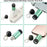 USB Rechargeable LED Flashlight Torch, Mini Pocket Keychain Lamp Portable for Camping, Hiking, Fishing, Travelling, Outdoor Emergency