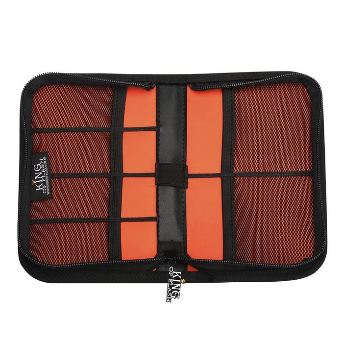 Accessories Organiser Storage Case, Portable Electronics Carrying Bag Ideal holder for Travelling - Store Phone Charging Cables, Earphone, USB Stick Flash Drive, SD Card, Smartwatch