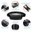 Running Belt - Cycling Pack, Exercise Belt, Workout Belt - Adjustable Waist Bum Bag Belt Waterproof Single Zipper Pouch with Soft Elastic Strap- Black (Waist Bag)