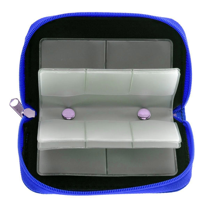8 Pages and 22 Slots Memory Card Carrying Case Holder Pouch for SD SDHC MMC CF Micro SD Storage Protector