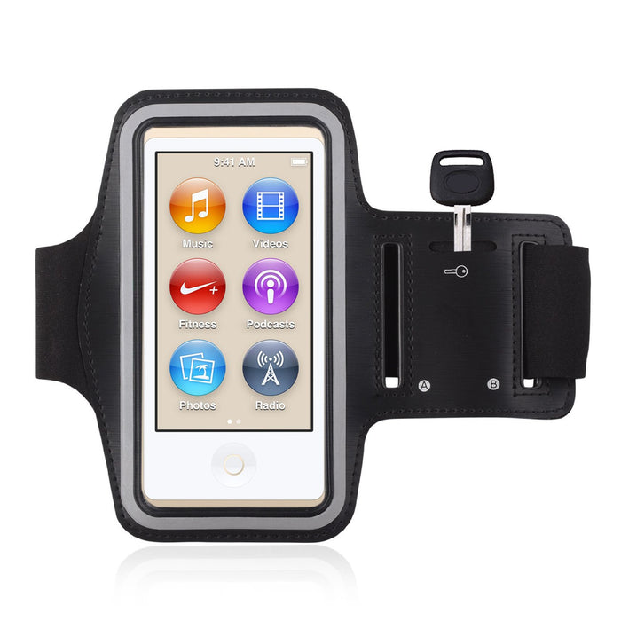 New iPod Nano 7th Generation / 8th Generation Premium Water Resistant Armband Case Cover for use While Jogging, Gym, Running, Bike riding & other Sports Activities