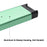 Memwah Micro SD Card Reader - Fast USB 2.0 Adapter for all MicroSD cards - Green