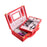 My Treasure Box Equisite Jewelry Box PU Leather Woven Pattern 2 Layers Rectangle Trunk Shape Organizer Portable Storage Box