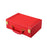 My Treasure Box Equisite Jewelry Box PU Leather Woven Pattern 2 Layers Rectangle Trunk Shape Organizer Portable Storage Box