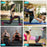 Fabric Resistance Bands, Non-Slip Glute Booty Bands Legs, Thighs & Hip Circle Exercise - Resistance Bands set Women for Strength Training, Yoga, & Pilates - 3 Pack
