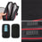 BUBM Storage Bag Travel Gadget Carry Case Compatible with PlayStation PS 4 Game Console and Accessories, High Capacity and Lightweight, Fits for PS4, PS4 Slim, Xbox One S, Black [PlayStation]