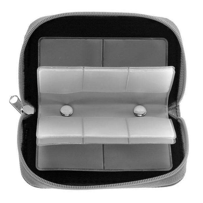 8 Pages and 22 Slots Memory Card Carrying Case Holder Pouch for SD SDHC MMC CF Micro SD Storage Protector