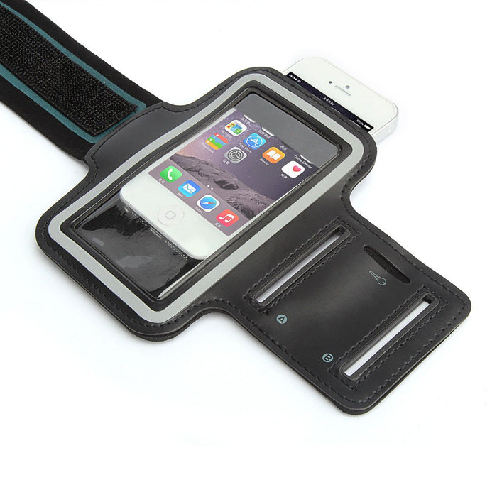 Universal Mobile Phone Reflective Adjustable Armband Case Holder Compatible with Sony Xperia Z1/Z2/Z3, iPhone 6, Samsung S3/S4/S5, Nexus & Other Mobiles