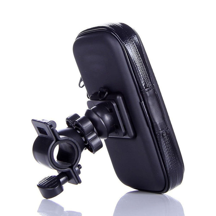 Universal 360 Degree Rotating WaterProof Transparent Smartphone Bicycle Handle Bar Mount Pouch Holster Case for Mobiles Phones Black
