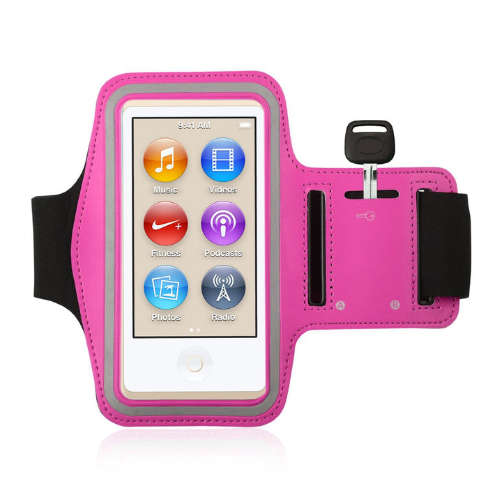 New iPod Nano 7th Generation / 8th Generation Premium Water Resistant Armband Case Cover for use While Jogging, Gym, Running, Bike riding & other Sports Activities