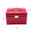 My Treasure Box Exquisite Lock Jewellery Storage PU leather Two Layers Glossy Durable Travel Storage Organizer
