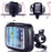 Universal 360 Degree Rotating WaterProof Transparent Smartphone Bicycle Handle Bar Mount Pouch Holster Case for Mobiles Phones Black