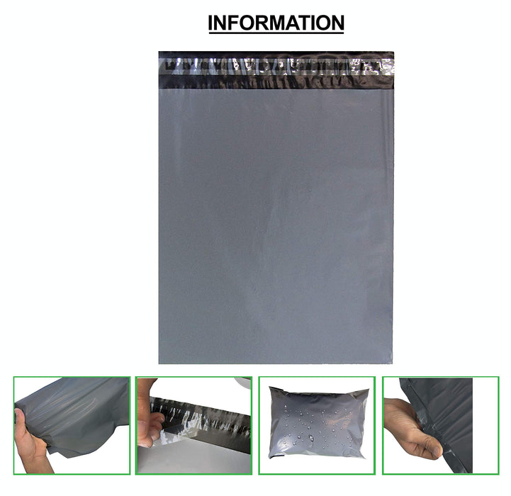 Grey 6x9 Mailing Bags Strong Durable Postal Postage Mail Bags Self Sealing Extra Strong Glue