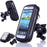 Universal 360 Degree Rotating WaterProof Transparent Smartphone Bicycle Handle Bar Mount Pouch Holster Case for Mobiles Phones Black