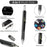 6 in1 Multi Tool Pen - Ballpoint Pen, Touchscreen Stylus, Ruler, Spirit Level, Flat and Phillips Screwdriver & Microfiber Cloth - Unusual Gifts Men Gadgets Novelty Gift for Dad Boyfriend