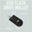 USB Flash Drive Portable Travel Memory Stick Shuttle Carry Case - Holds 2 USB Sticks with Keyring Hook
