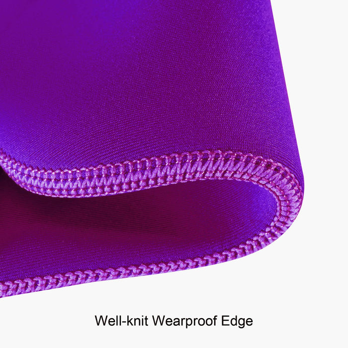 Purple Slim Soft Neoprene Sleeve Compatible for iPad Mini & Various Tablets PC Within 7.9 inch Protection Bag Black Reversible Fully Padded Cover Case