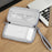 Power Bank Case Hard Drive Case Shockproof Carrying Case Travel Cable Organizer Bag Portable Storage Bag Electronic Organizer Pouch Bag Zipper Wallet Multifunctional Double Layer Case