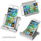 Portable Desk Multi Angle Stand Holder Compatible for 4-12" Tablet, iPad, Smartphone, iPhone & Various Devices