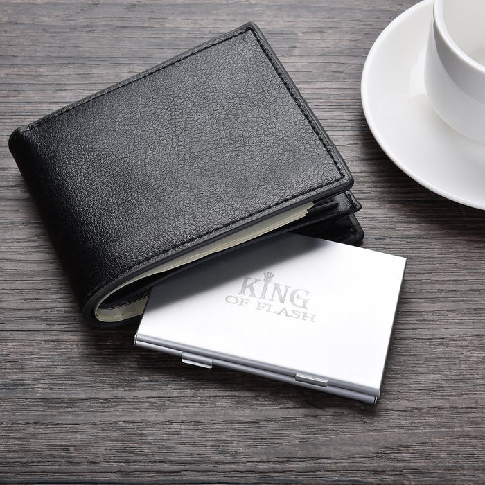 Card Holder Case Storage  - Ideal for Travelling Thin Wallet Style