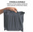 Grey 6x9 Mailing Bags Strong Durable Postal Postage Mail Bags Self Sealing Extra Strong Glue
