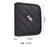 Padded Wallet Case Cover Universal Cables, Batteries, Chargers, Docks Memory Cards, Cables - Black