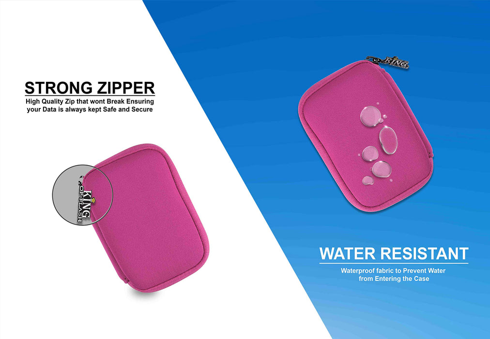 USB Flash Drive Case With Premium Quality Padded Protection For Up To 6 Flash/Key Drives, Flash Drive Case Organizer