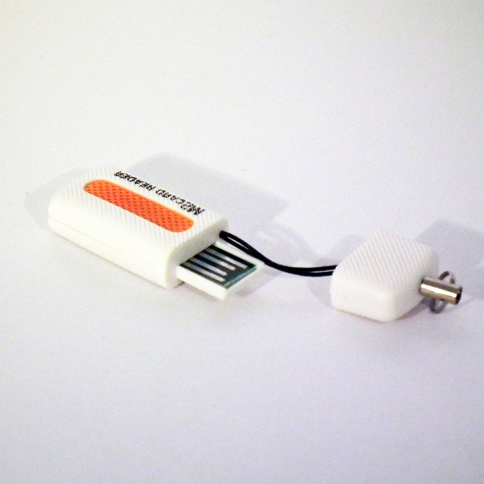 M2 Card Reader USB 2.0 High Speed Designed For Memory Stick Micro, Windows or Mac Compatible, Plug & Play