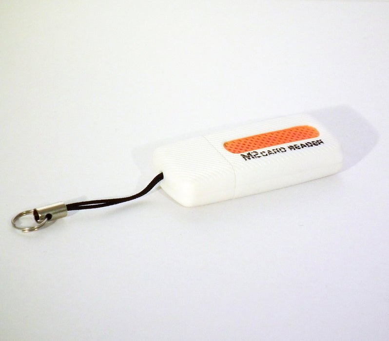M2 Card Reader USB 2.0 High Speed Designed For Memory Stick Micro, Windows or Mac Compatible, Plug & Play