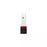 Small rectangular device with a white top, red middle, and black bottom on a white background