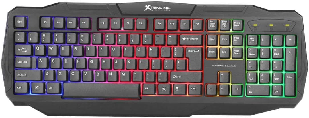 XTrike Me CM-406 4-in-1 Gaming Combo - Keyboard, Mouse, Headset & Pad