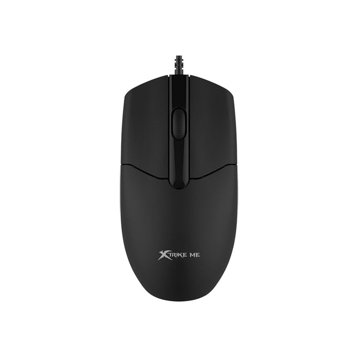 XTrike Me GM-124 BK Optical Mouse - 3-Button, 1000 DPI, USB