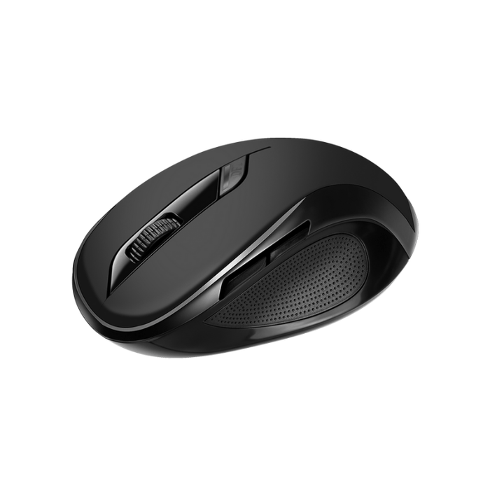 XTrike Me GW-109 Wireless Mouse - 2.4G, 6 Buttons, 1600 DPI, Black