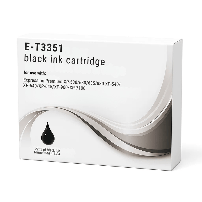 Epson T3351-T3364 (33XL) Compatible Ink Cartridges - High-Yield 5-Colour Set & Singles