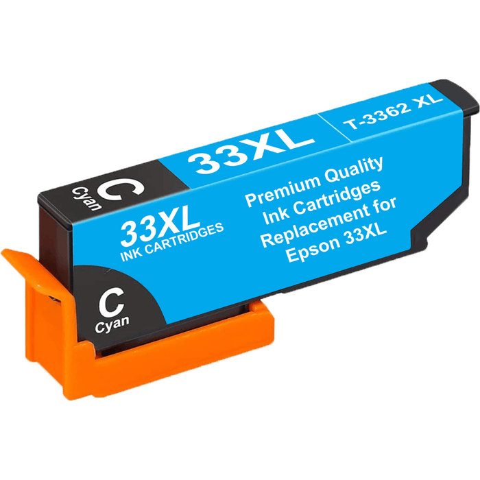 Epson T3351-T3364 (33XL) Compatible Ink Cartridges - High-Yield 5-Colour Set & Singles